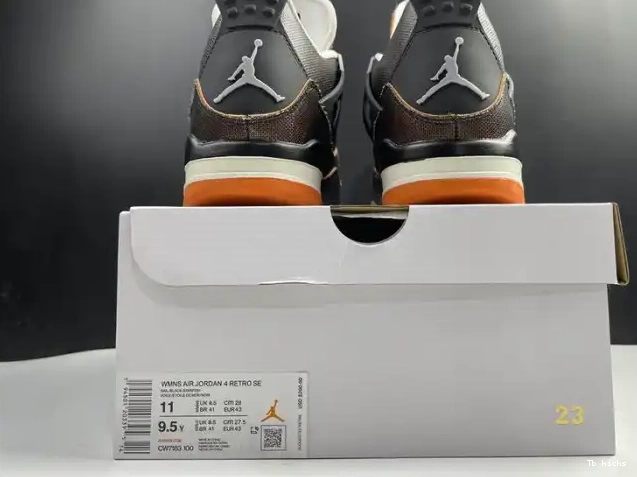 Rep TBK Starfish Retro (W) Jordan CW7183-100 Air 4 0426